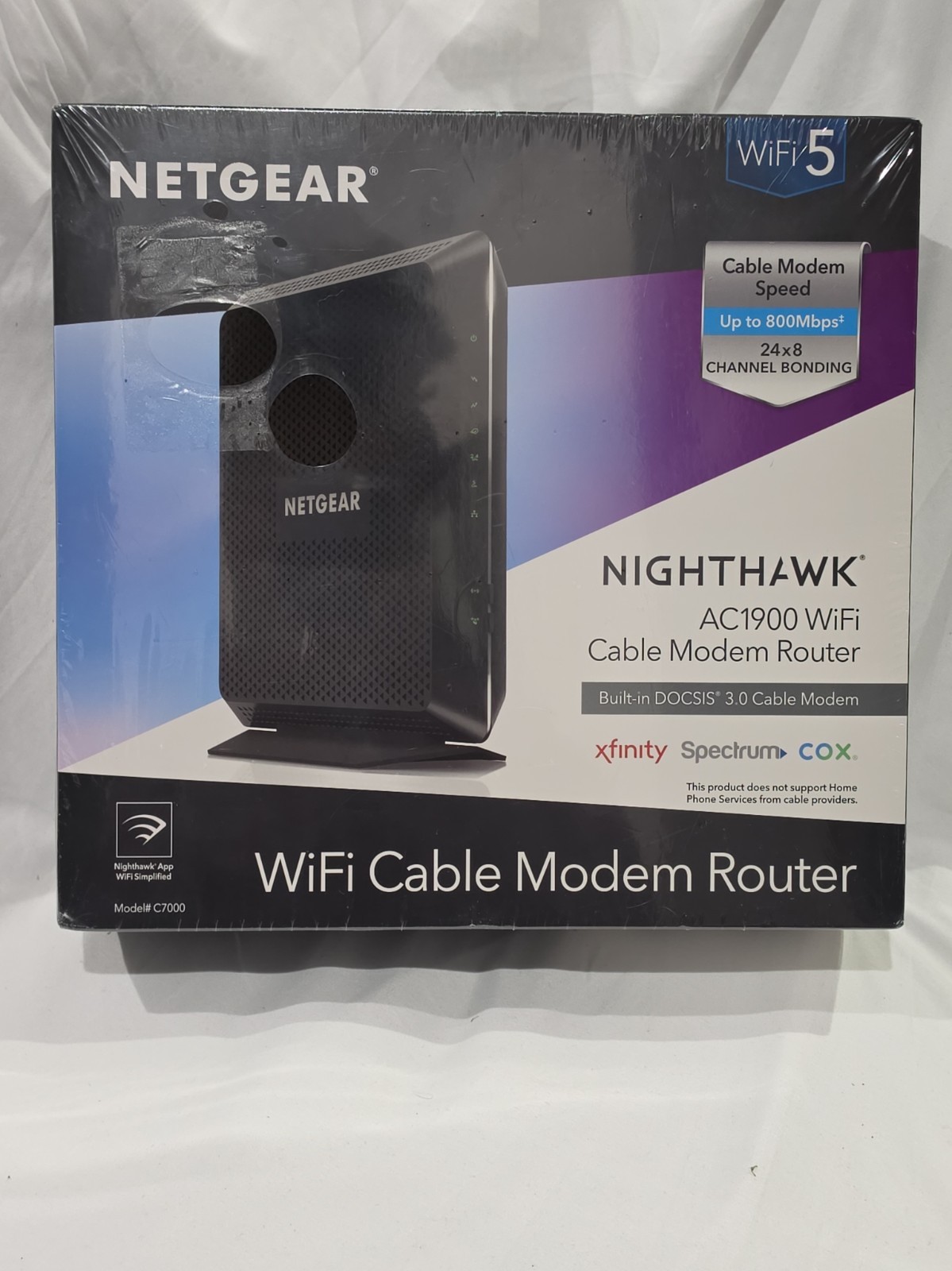 Netgear Modem Router Nighthawk AC1900 Wireless WiFi Cable  C7000-100NAS 🔟