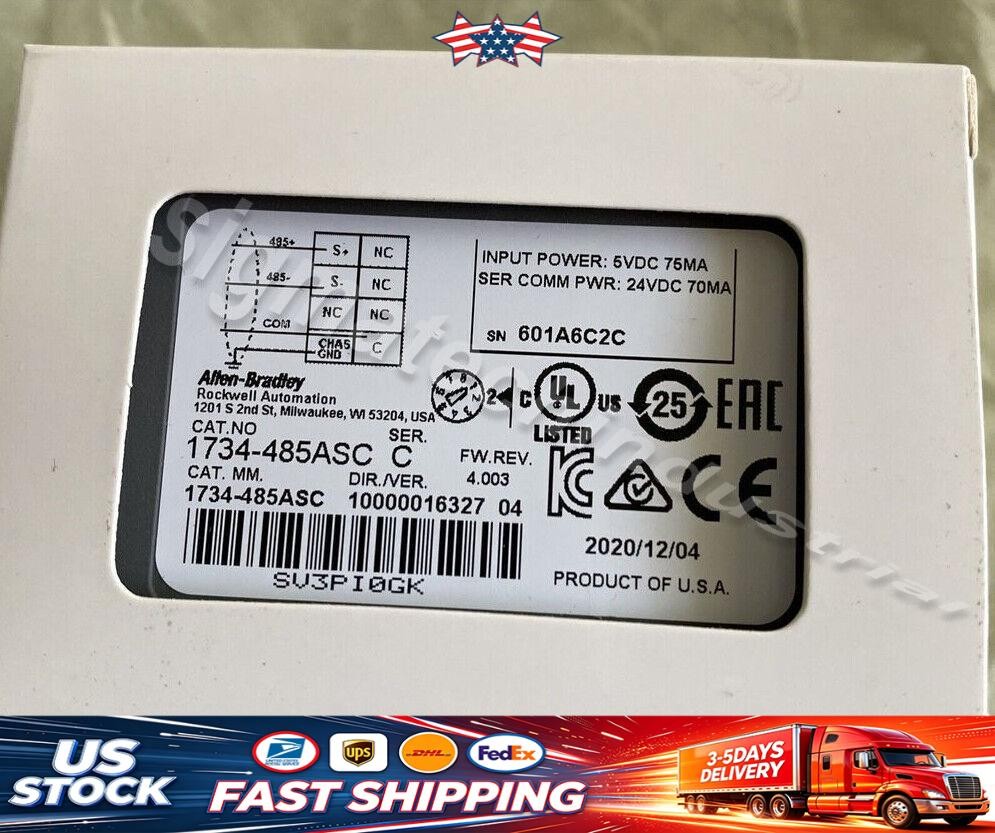 AB 1734-485ASC Series C Point I0 RS4 85 Comm Module 1734-485ASC NEW Spot Goods