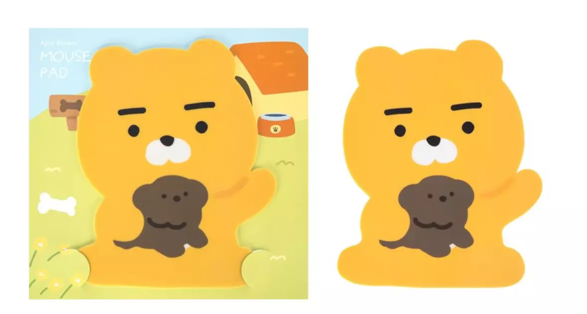 Genuine KAKAO FRIENDS Official Non-Slip Computer Mouse Pad Ryan/Apeach/Tube Cute