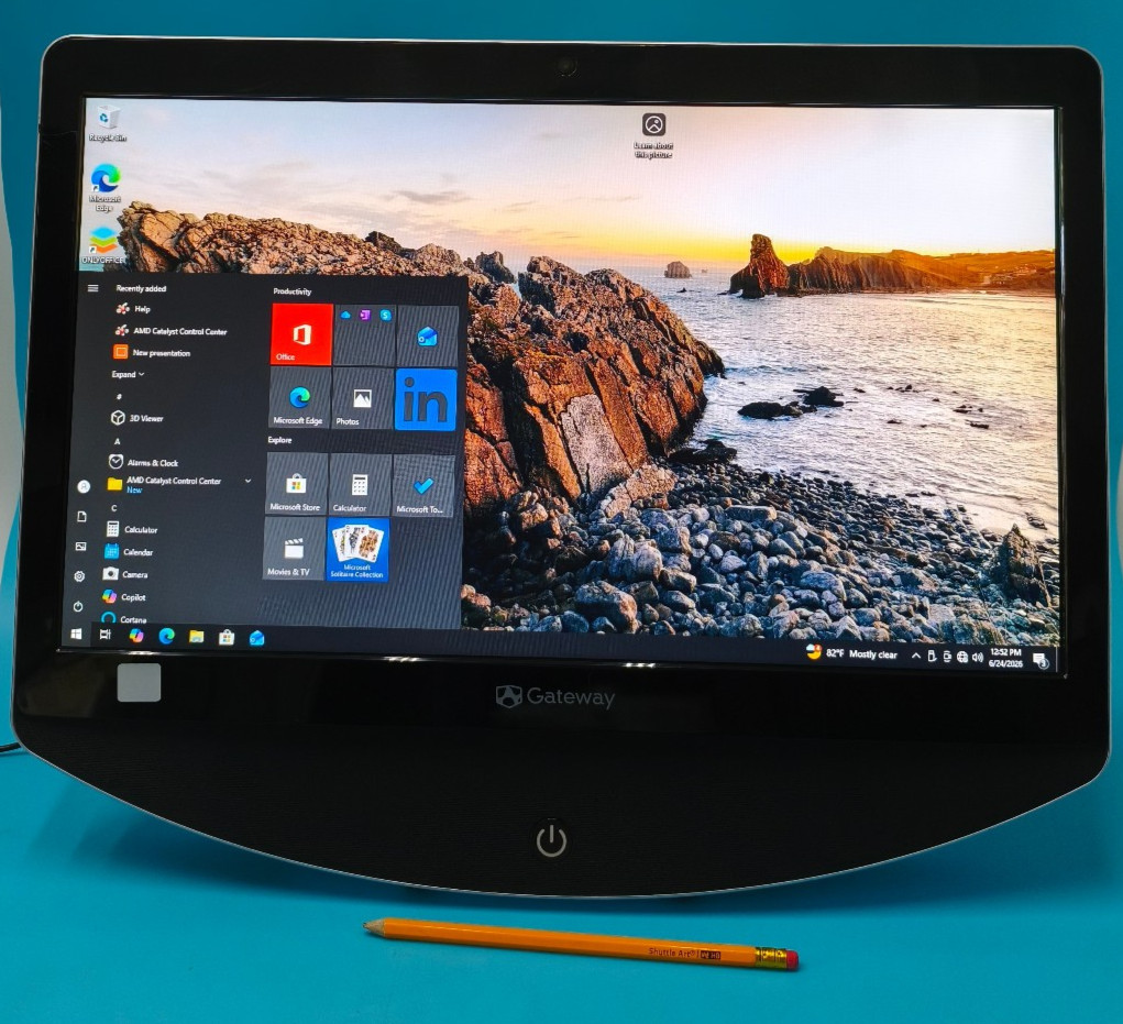 Gateway ZX4250 All In One 19" AMD E-300 1.30GHz 4GB RAM 128GB SSD WIN 10 #15