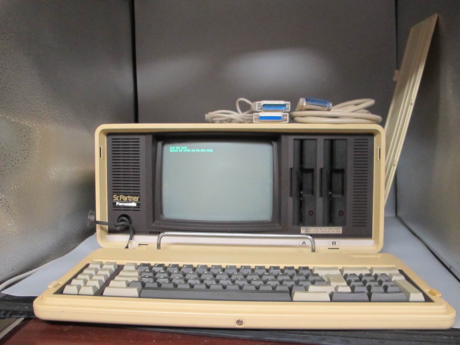 Vintage Panasonic Sr. Partner RL-H7000W Portable IBM-PC System CLEAN+FREE SHIP