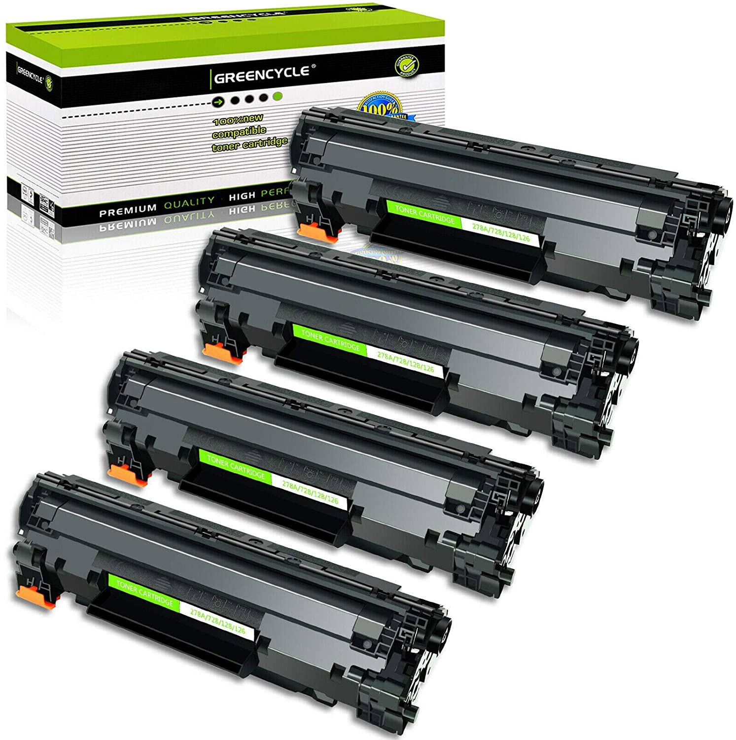 GREENCYCLE 4PK crg128 Toner for Canon 128 ImageClass D530 MF4770n MF4880dw D550