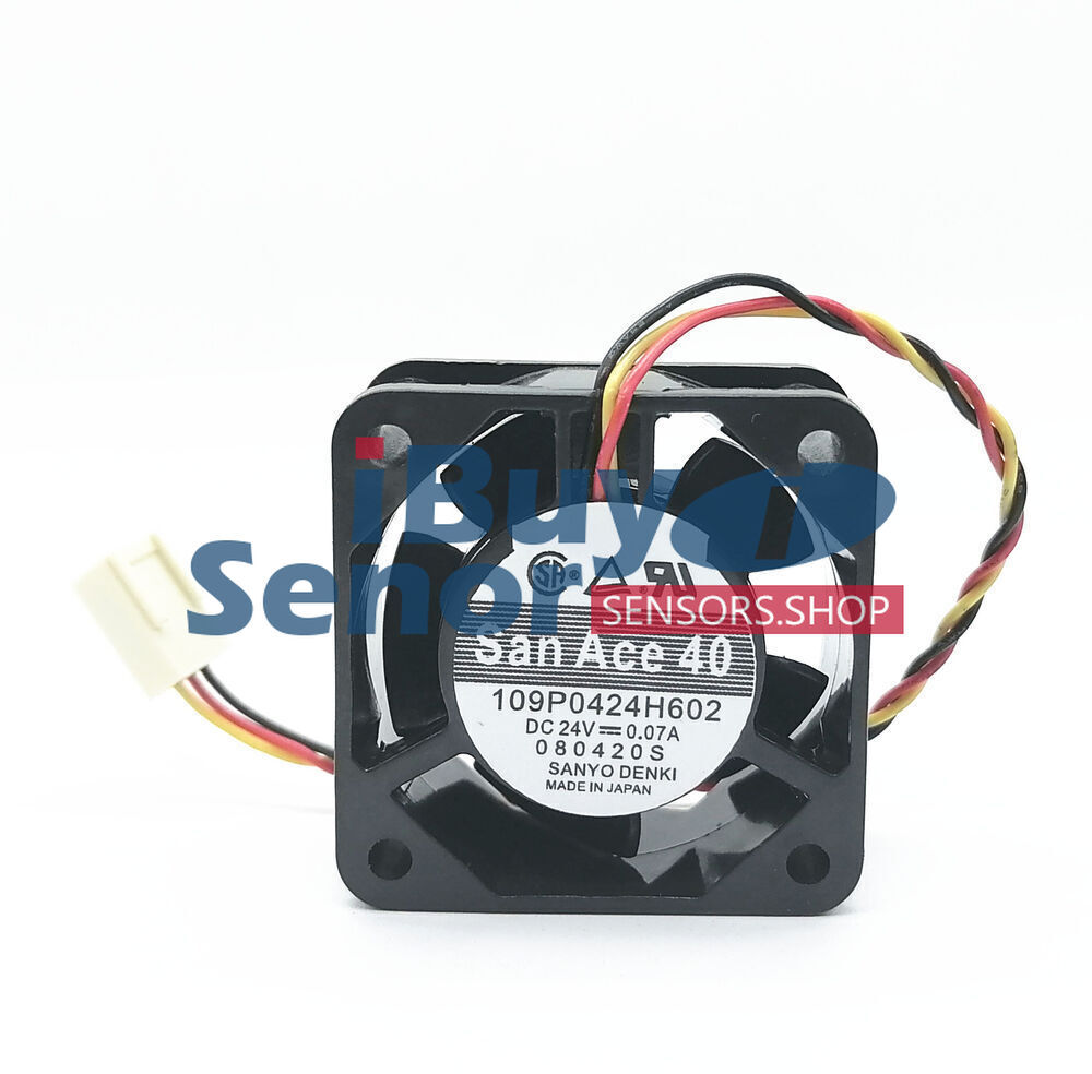 Qty:1pc Industrial Computer Server Fan 3-wire 109P0424H602 24V 0.07A 40*40*20