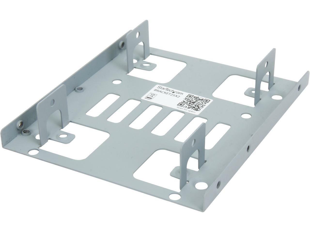 StarTech.com BRACKET25X2 Dual 2.5” to 3.5" Hard Drive Bay Mounting Bracket - 2.5