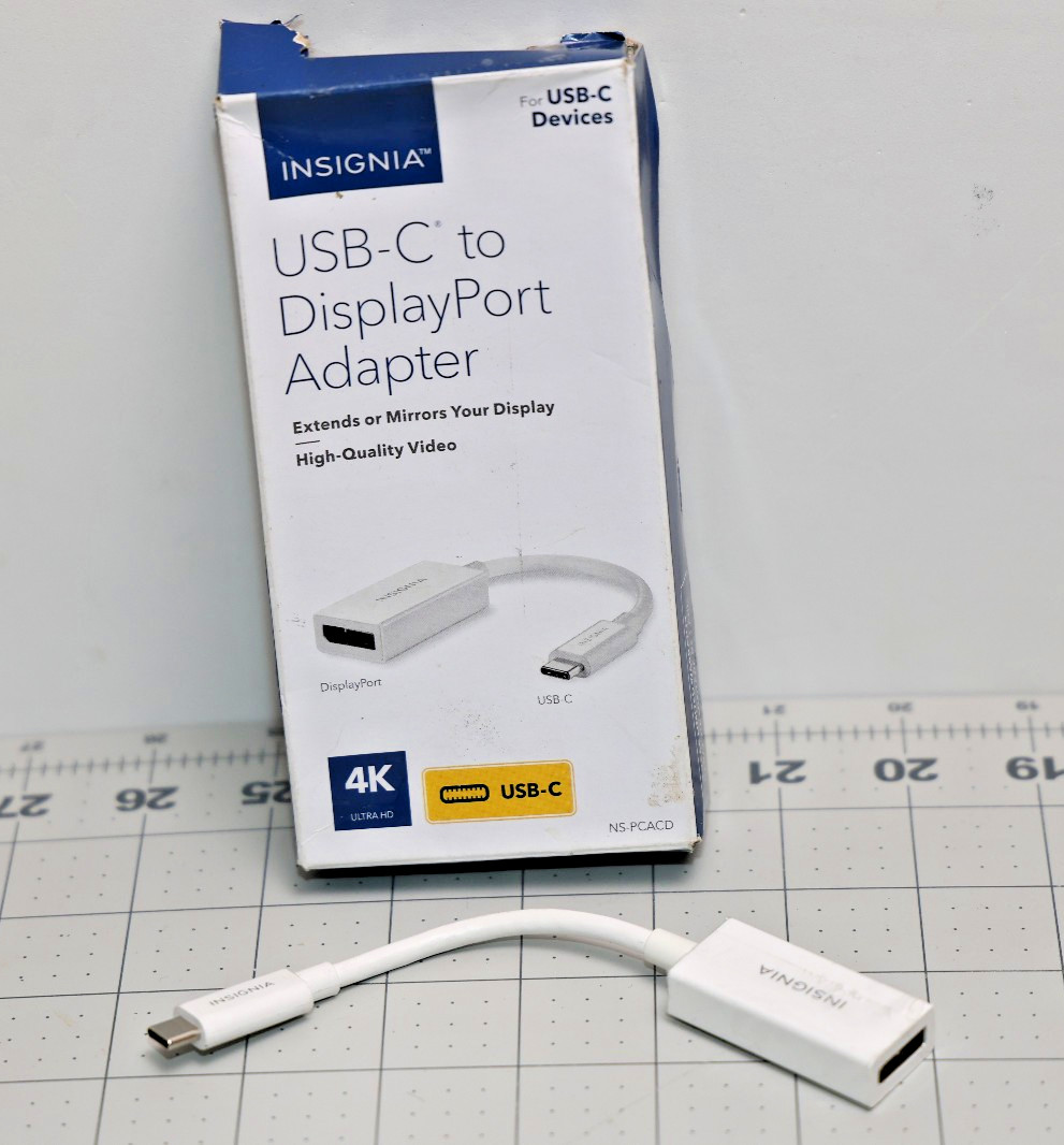 USBC / USB-C to DP Display Port Adapter Converter Cable |PA4