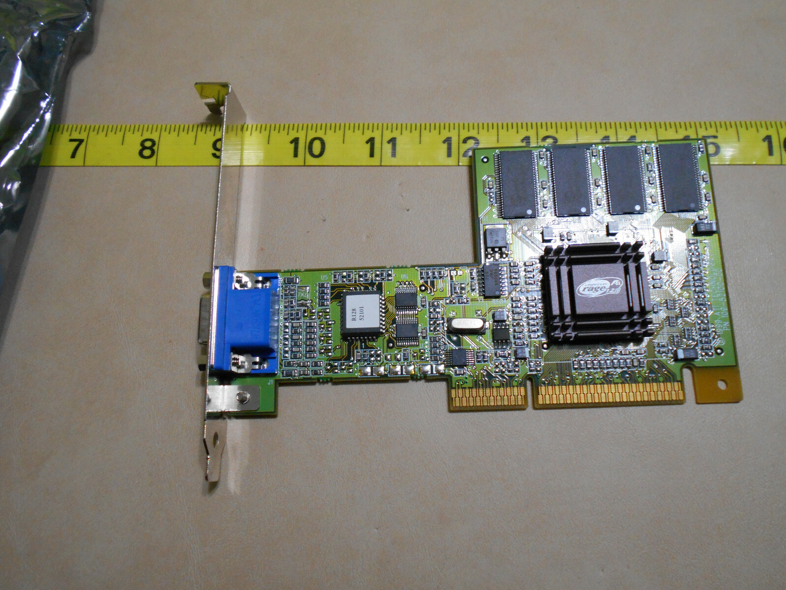 1999 ATI Technologies Rage 128 PN 1025210100 006574 GPU Graphics Card