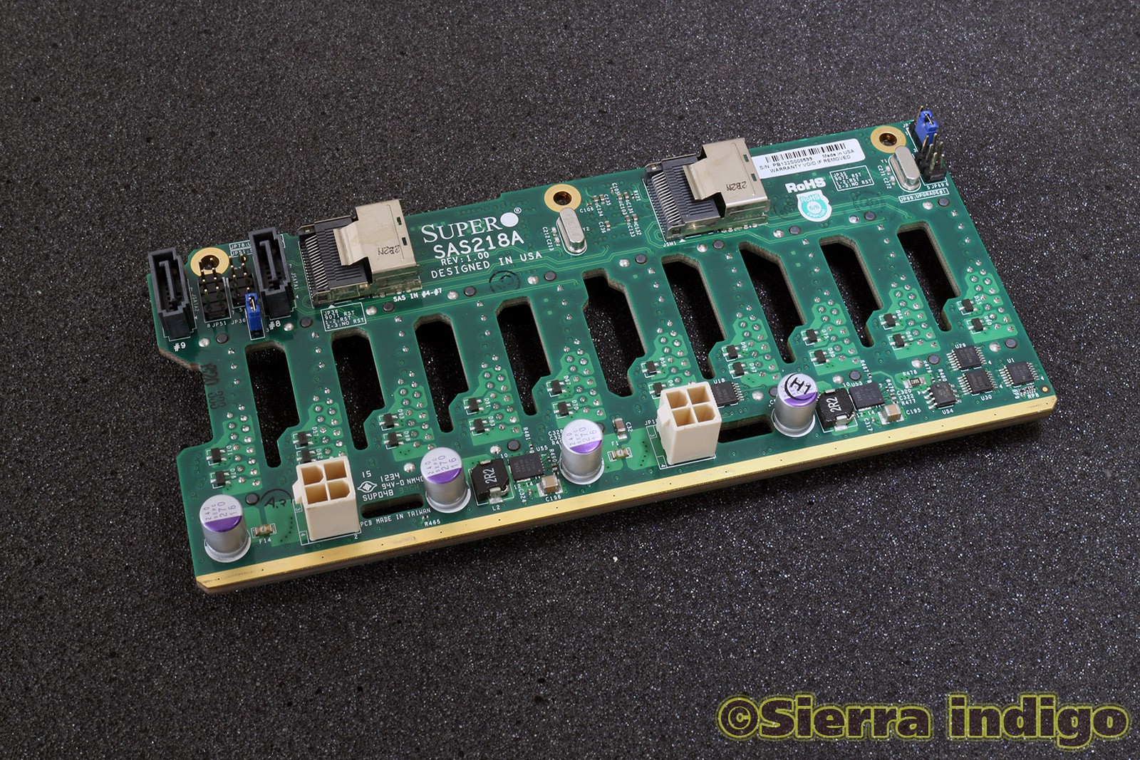 SuperMicro SAS218A 10-Port SAS Backplane Board