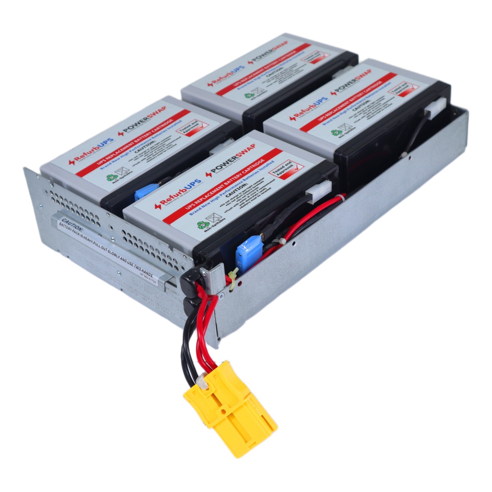 APC RBC159 SMT1500RM2UC Battery Cartridge With New Batteries - Install Ready