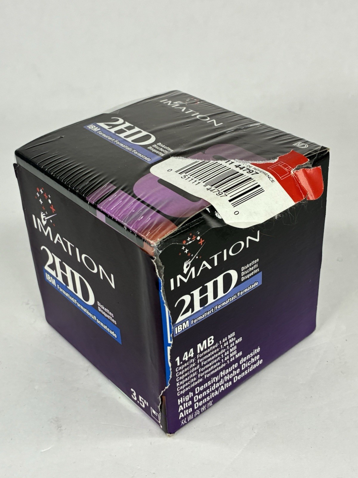 Imation 3.5 Floppy Disks 2HD Diskettes IBM Formatted 25 Pack 1.44 MB New