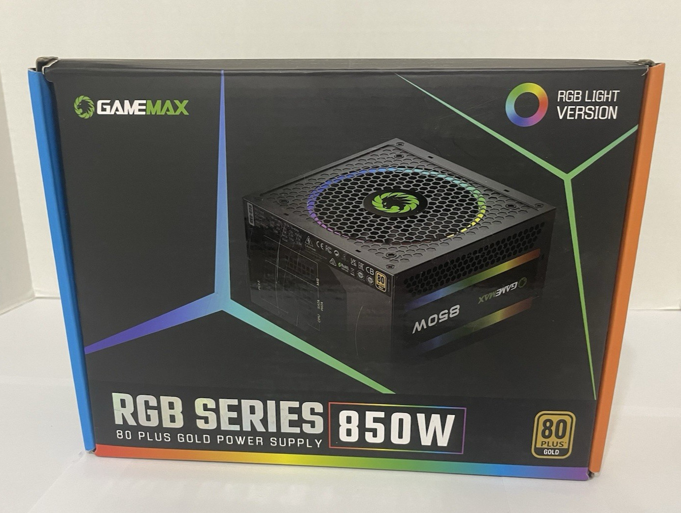 GAMEMAX RGB Series 80 Plus Gold Power Supply 850W