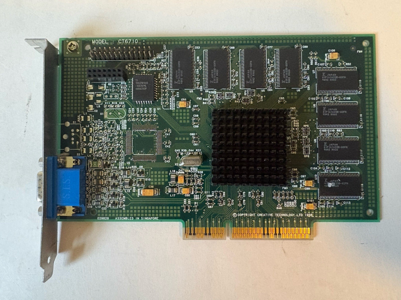 Creative Labs Graphics Blaster RIVA TNT Graphics Card CT6710 16MB DDR AGP 2x