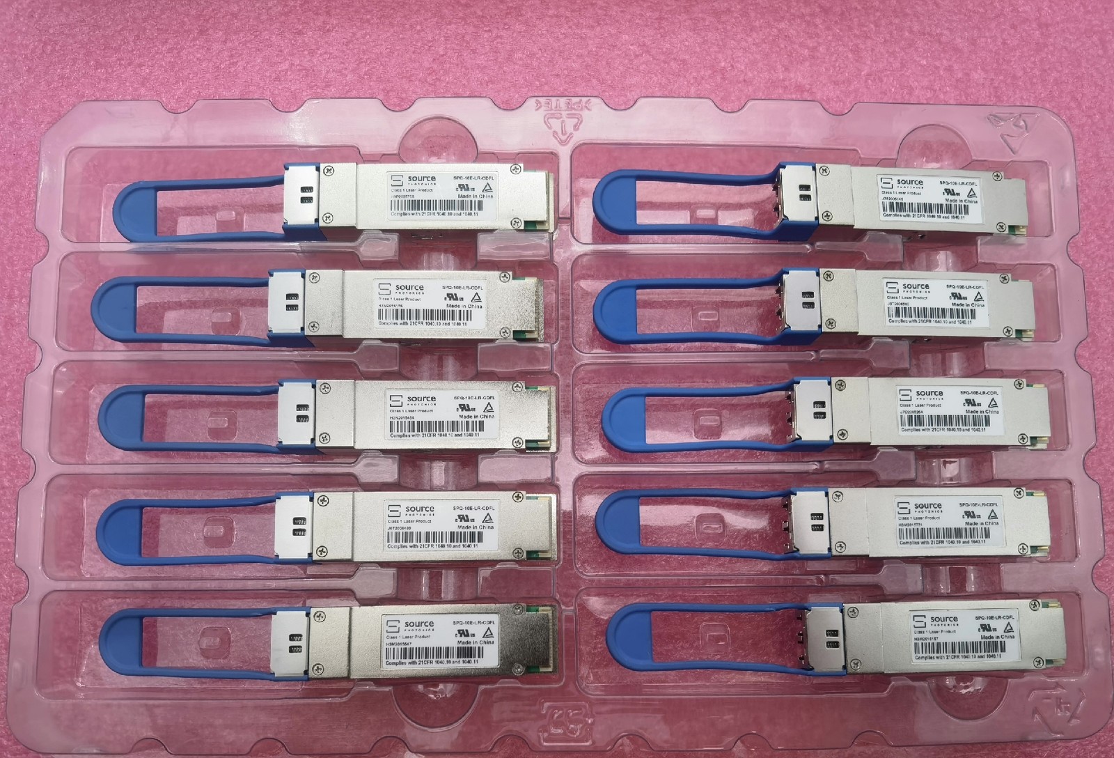 1PC 100% Tested - Source Photonics SPQ-10E-LR-CDFL TRANSCEIVER