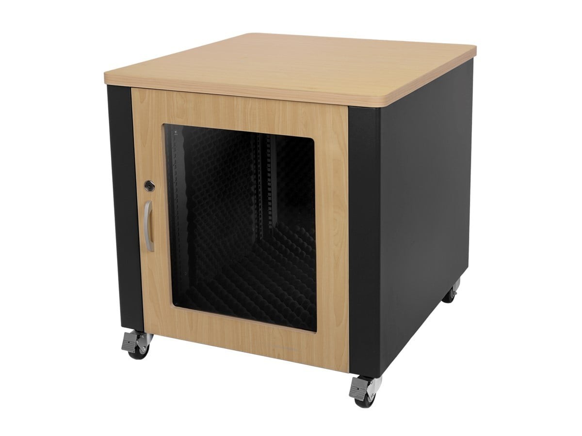 Open Box Monoprice Blackbird Pro 12U Quiet Rack Noise Reduction 44573