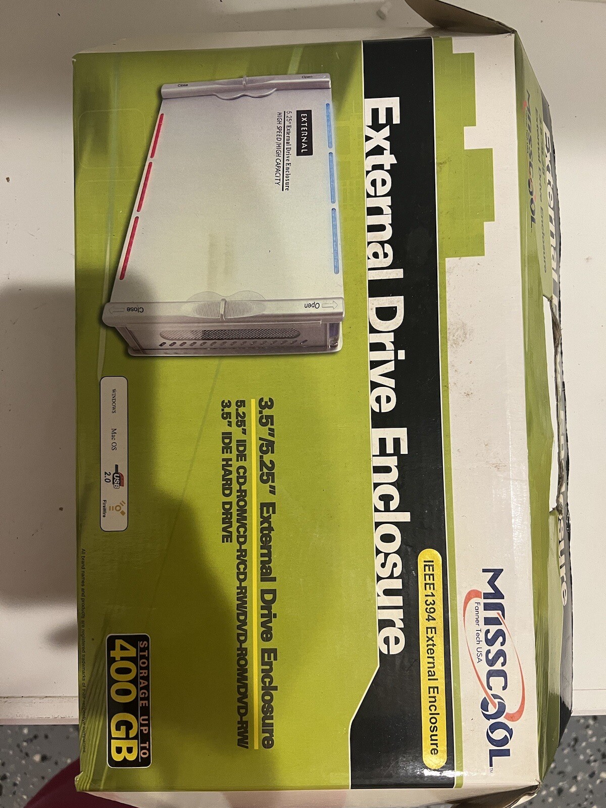 MASSCOOL FannerTech UHB-360US 3.5" External Hard Drive Enclosure