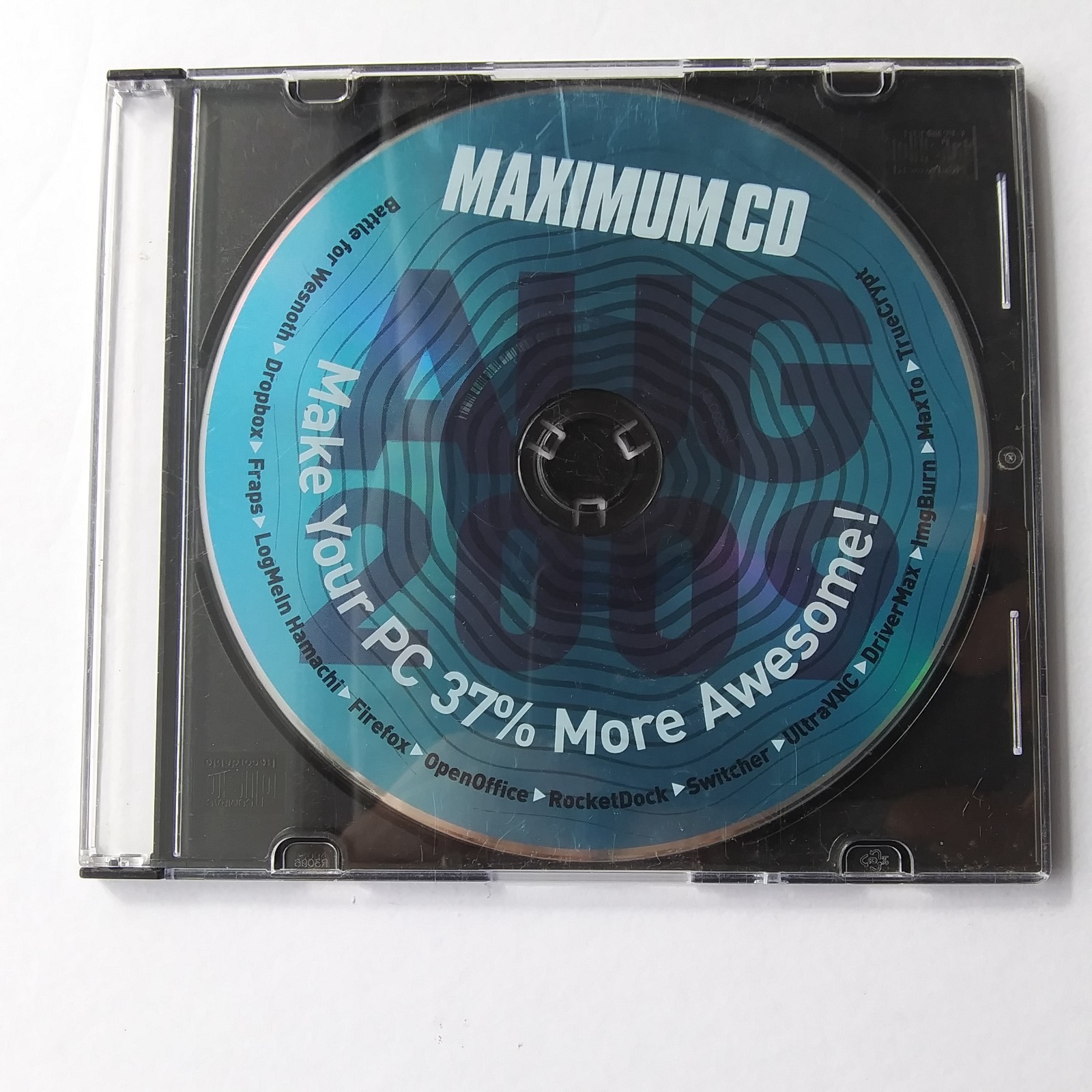 MaximumCD Make Your PC 37% More Awesome Software CD OpenOffice Firefox Linux