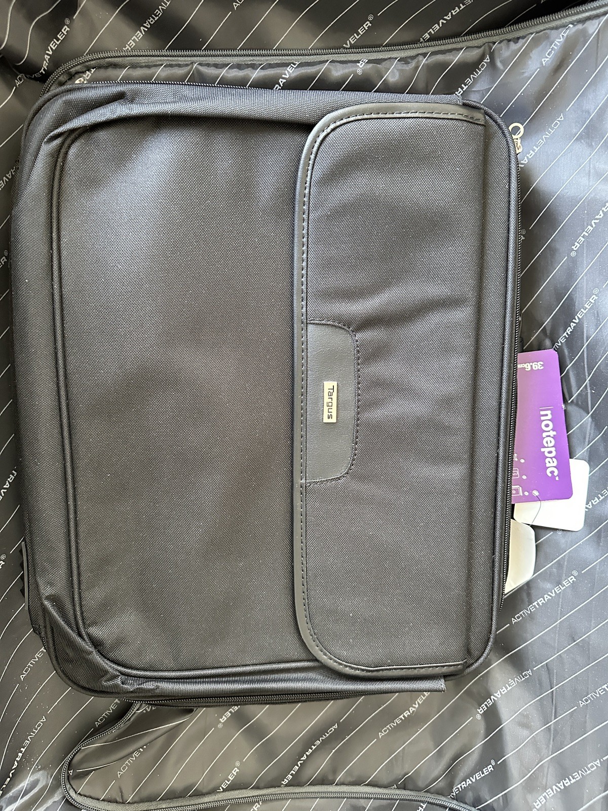 Targus 15.6 Traditional Notepac Laptop Case - GSA-OCN1-90 w/Shoulder Strap NEW