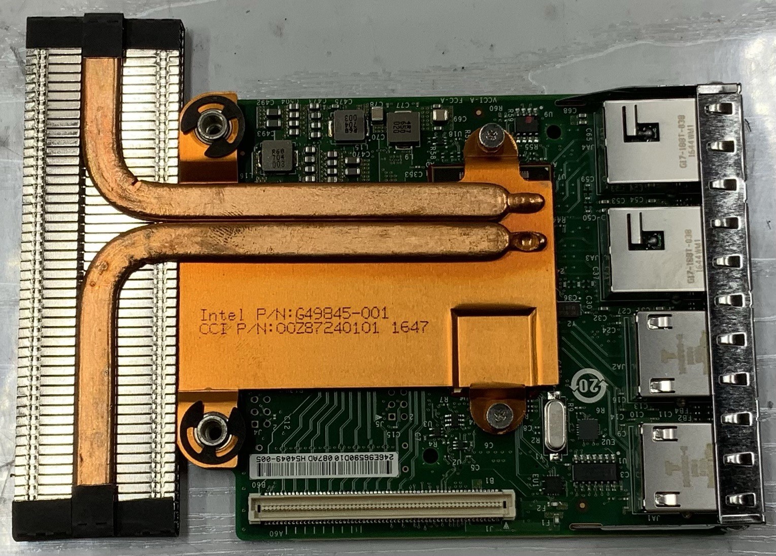 Dell 99GTM Quad Port  RJ-45 2x10GB 2x1GB Network Daughter Card 099GTM