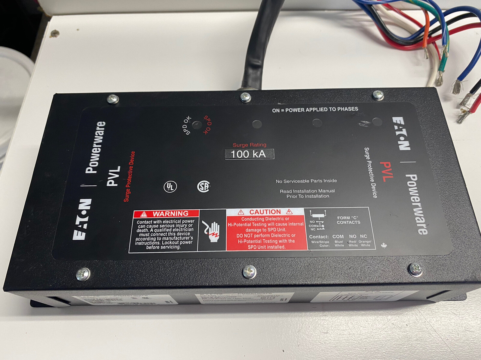 Eaton Powerware PVL Transient Voltage Surge Supressor PVL100208YK  NEW￼ Take￼OUT