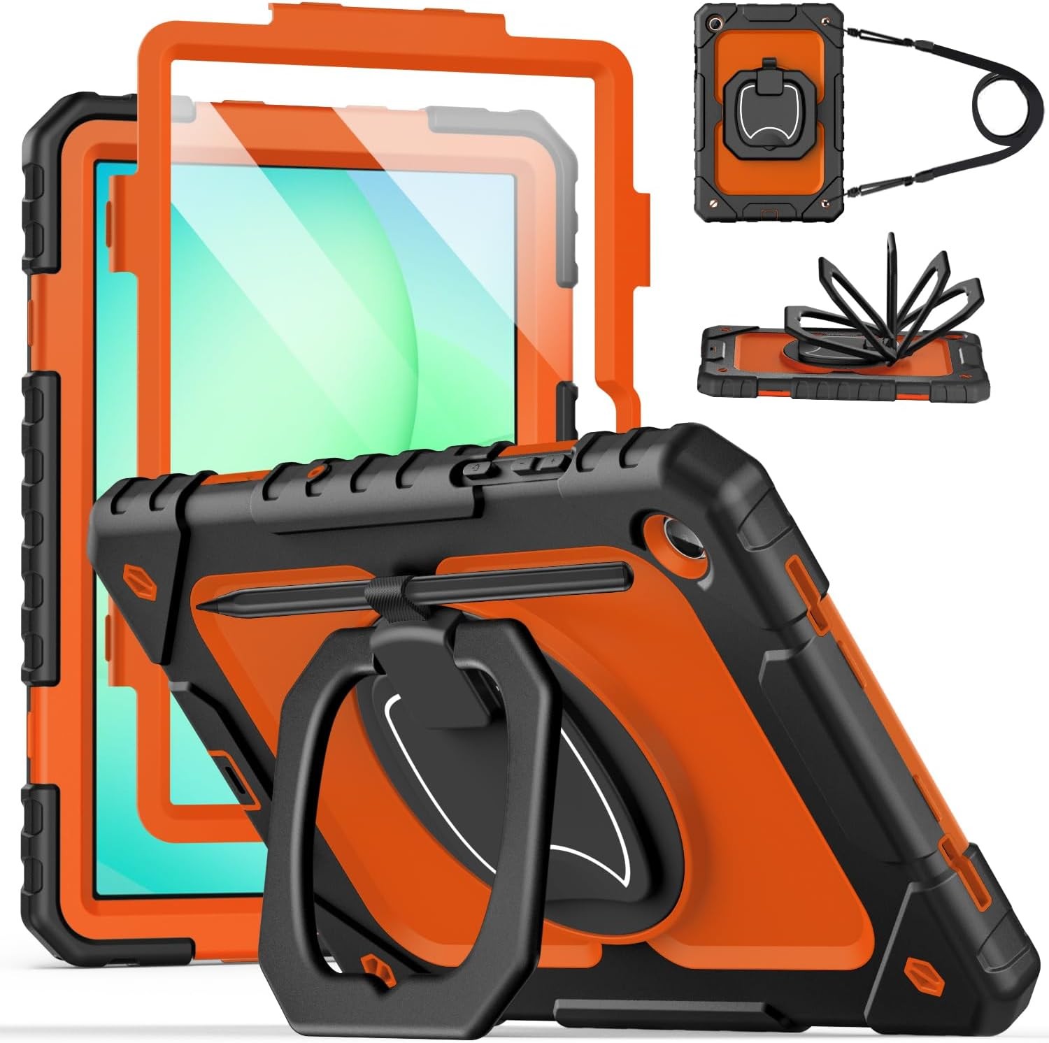Shockproof Case for Samsung Galaxy Tab A11 Plus 11 Inch with Screen Protector