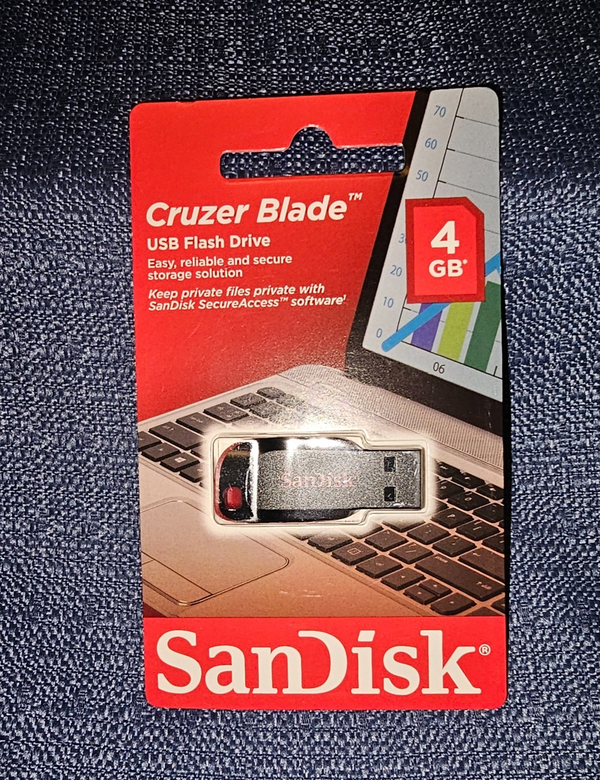 SanDisk Cruzer Blade 4GB USB Flash Drive New