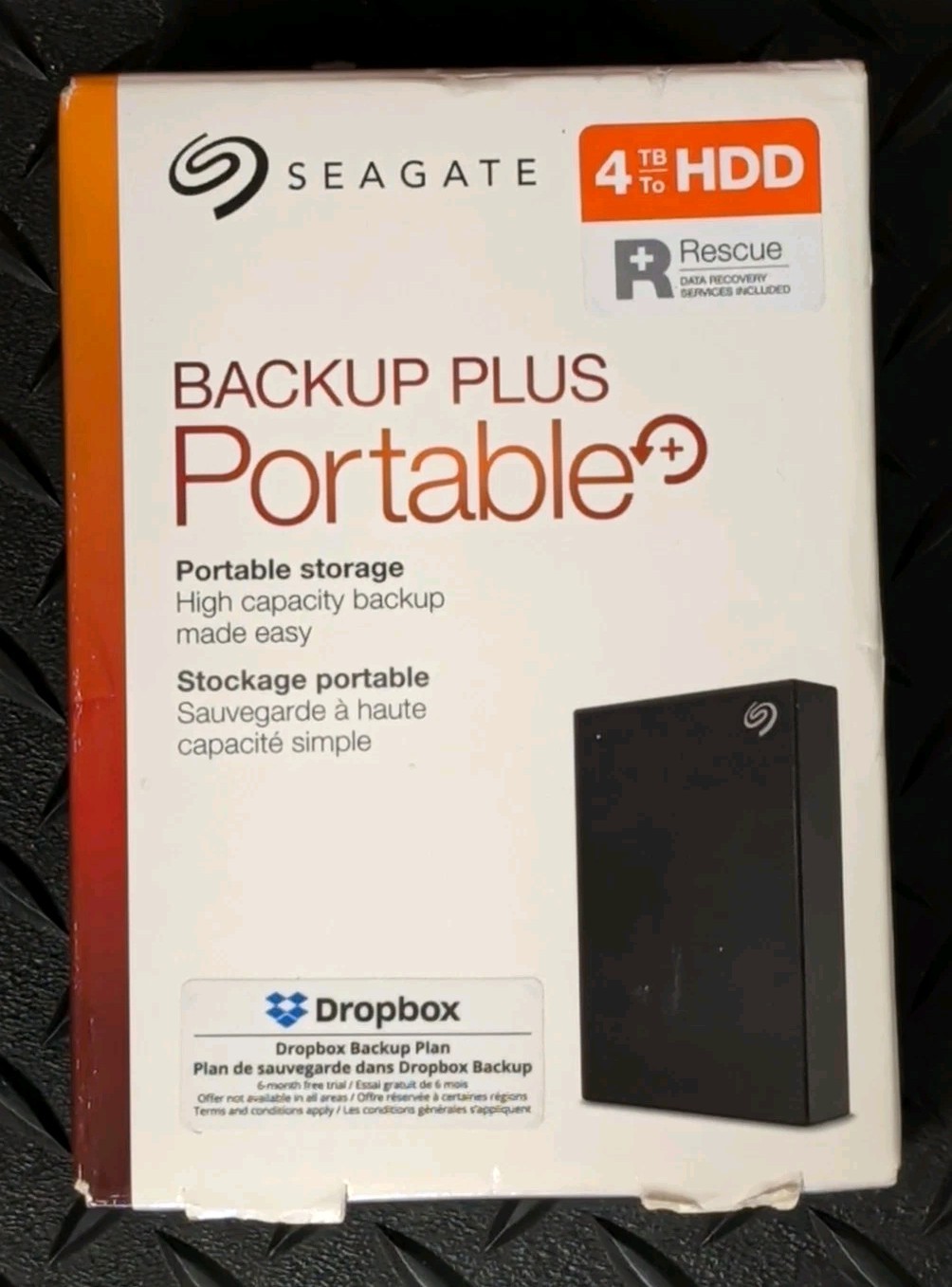 Seagate Backup Plus Portable  4TB External Hard Drive (STHP4000400) 