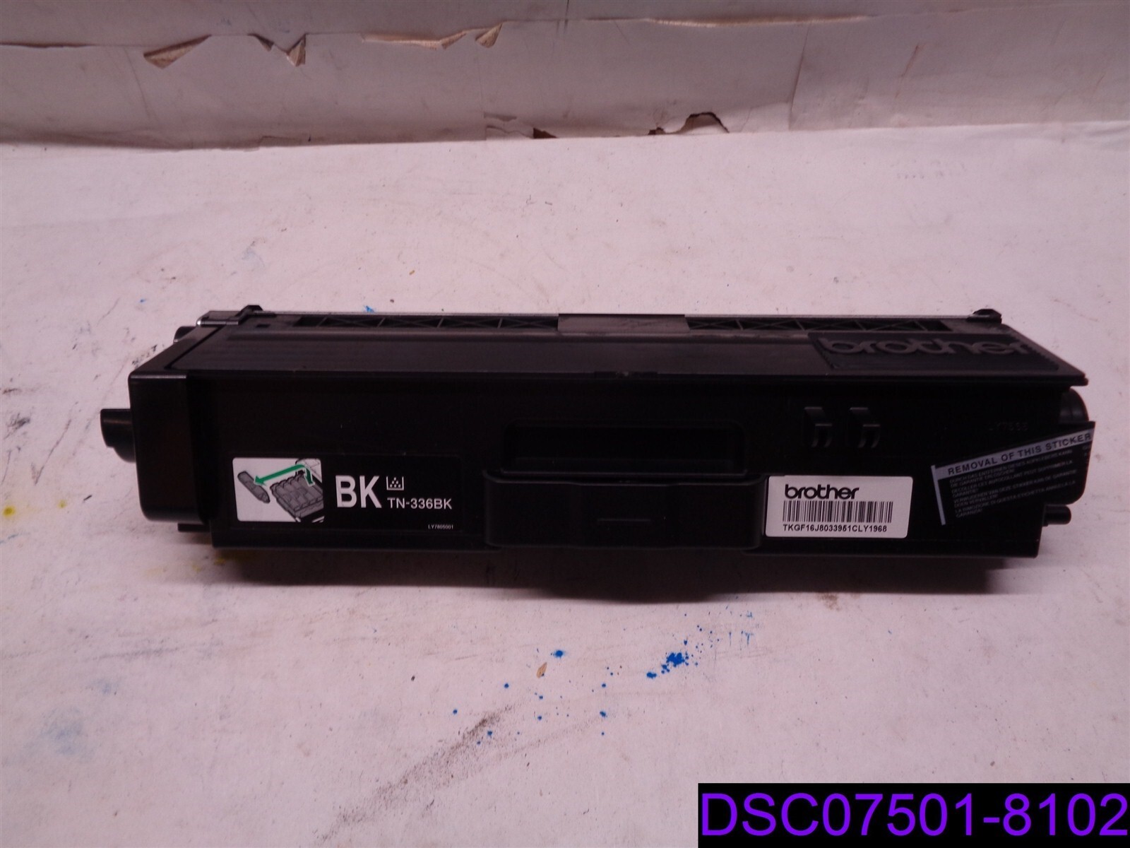 USED NEEDS FILLED Genuine Brother Toner Cartridge BK TN-336BK