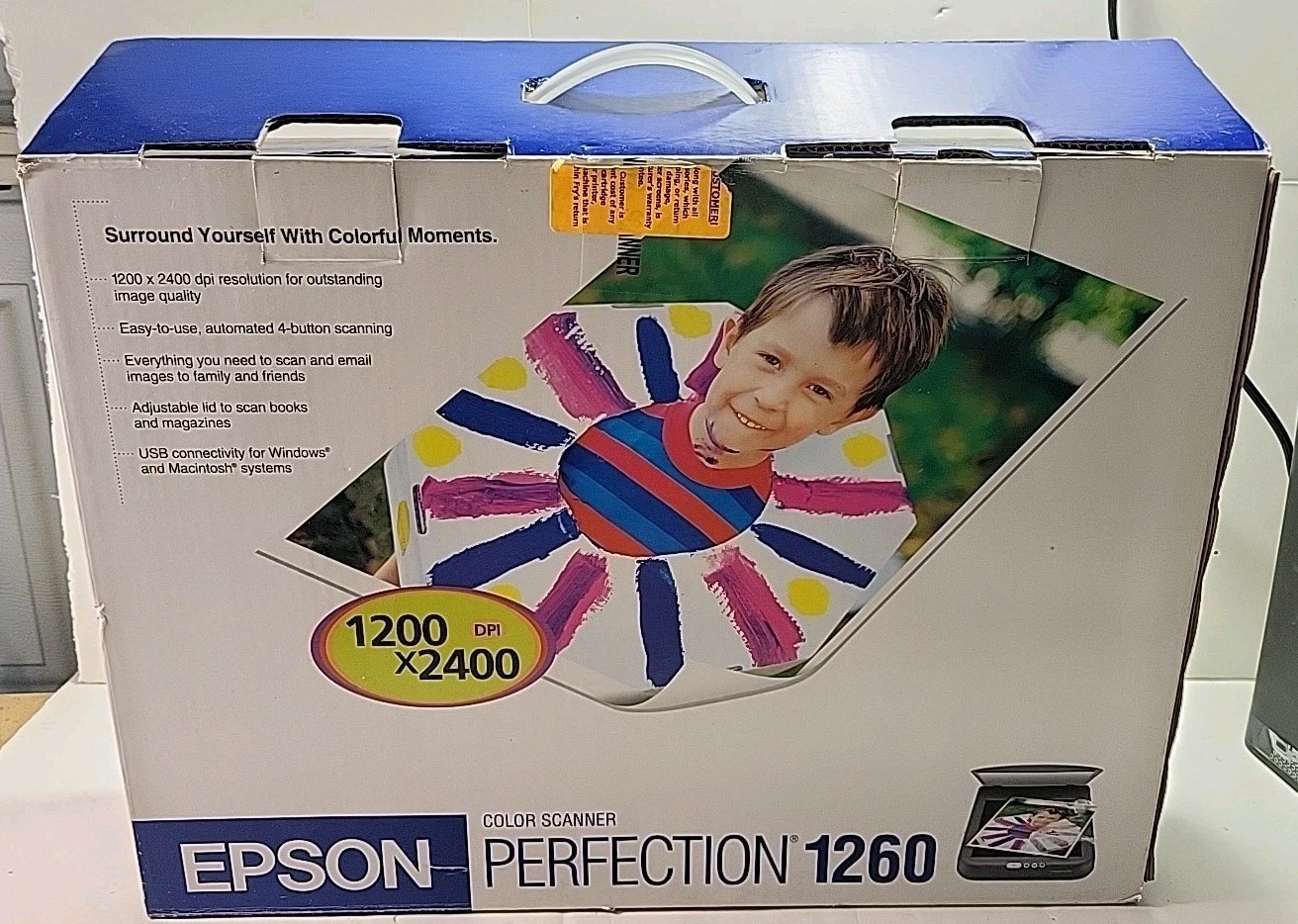Open Box  But It's NEW  Epson Perfection 1260 COLOR PHOTO Scanner UNIT