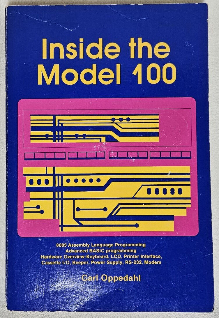 Inside the TRS-80 Model 100 Book 1985 Carl Oppedahl Basic Programming #1