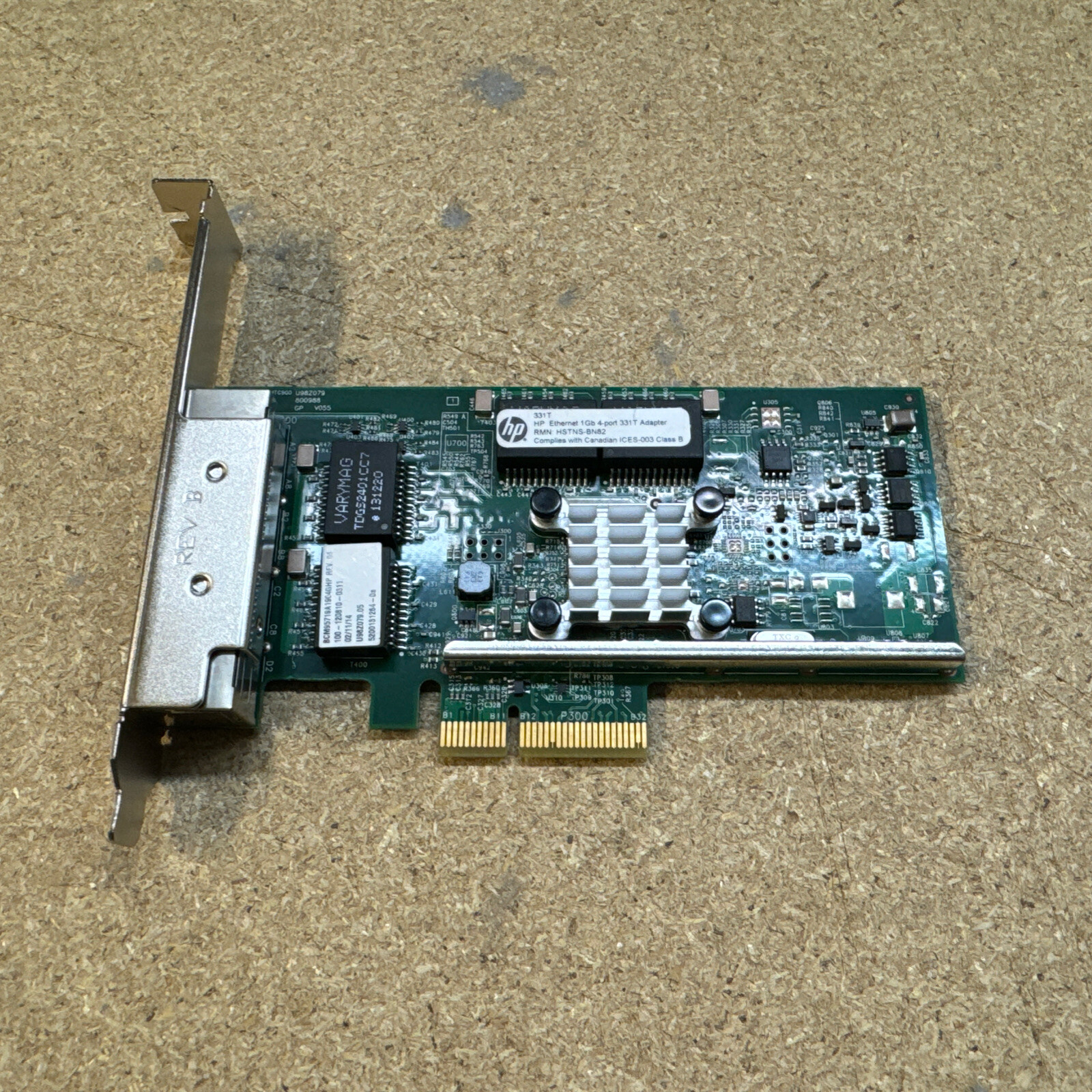 HP HPE 331T 4 Port GB Ethernet Adapter Card 649871-001 647592-001 Low profile
