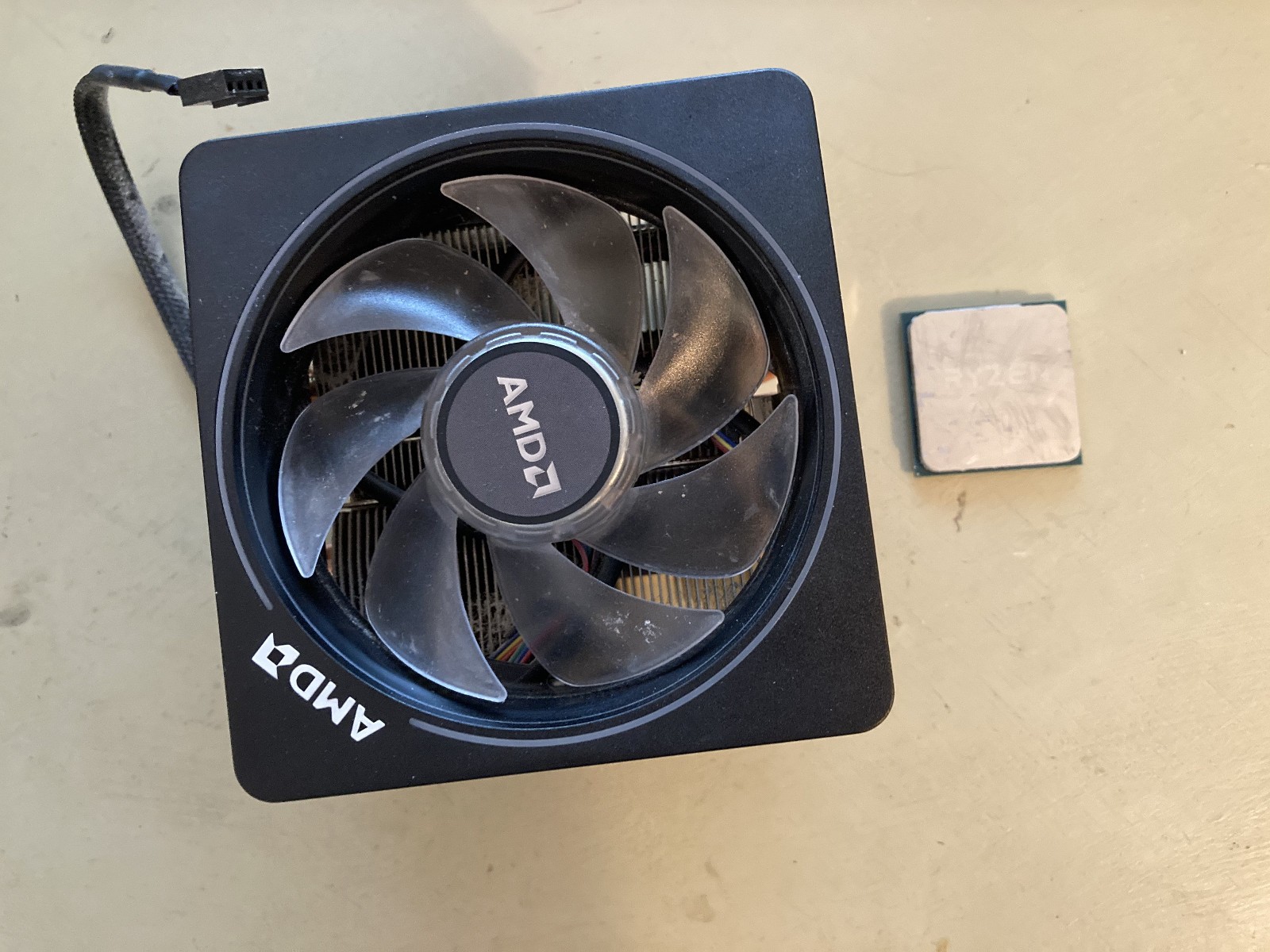 AMD Ryzen 7 3700X CPU Processor and CPU Fan