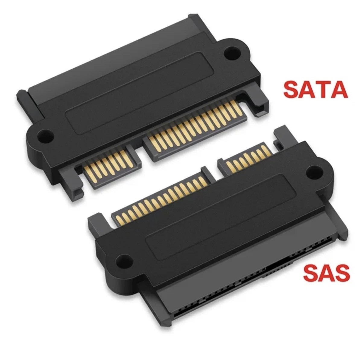 5-10x SAS To SATA 22 Pin Male Converter HDD Hard Disk Adapter SFF-8482