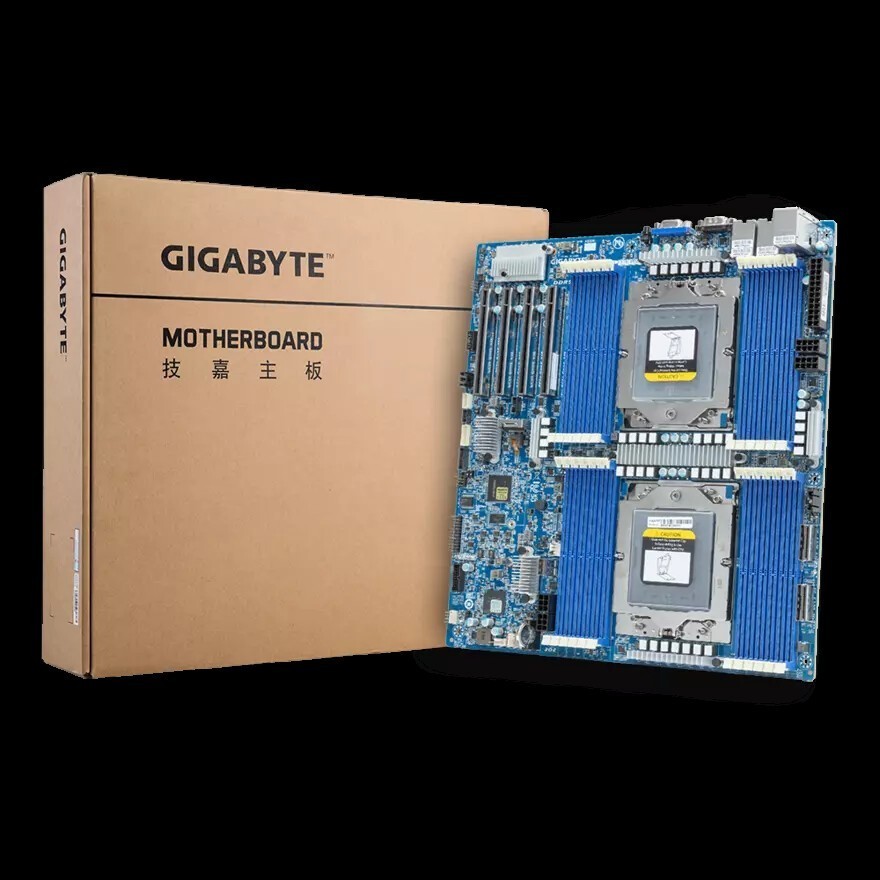 Gigabyte MZ73-LM0  (rev. 3.0/2.0) Server MotherBoard Support AMD EPYC 9004/9005