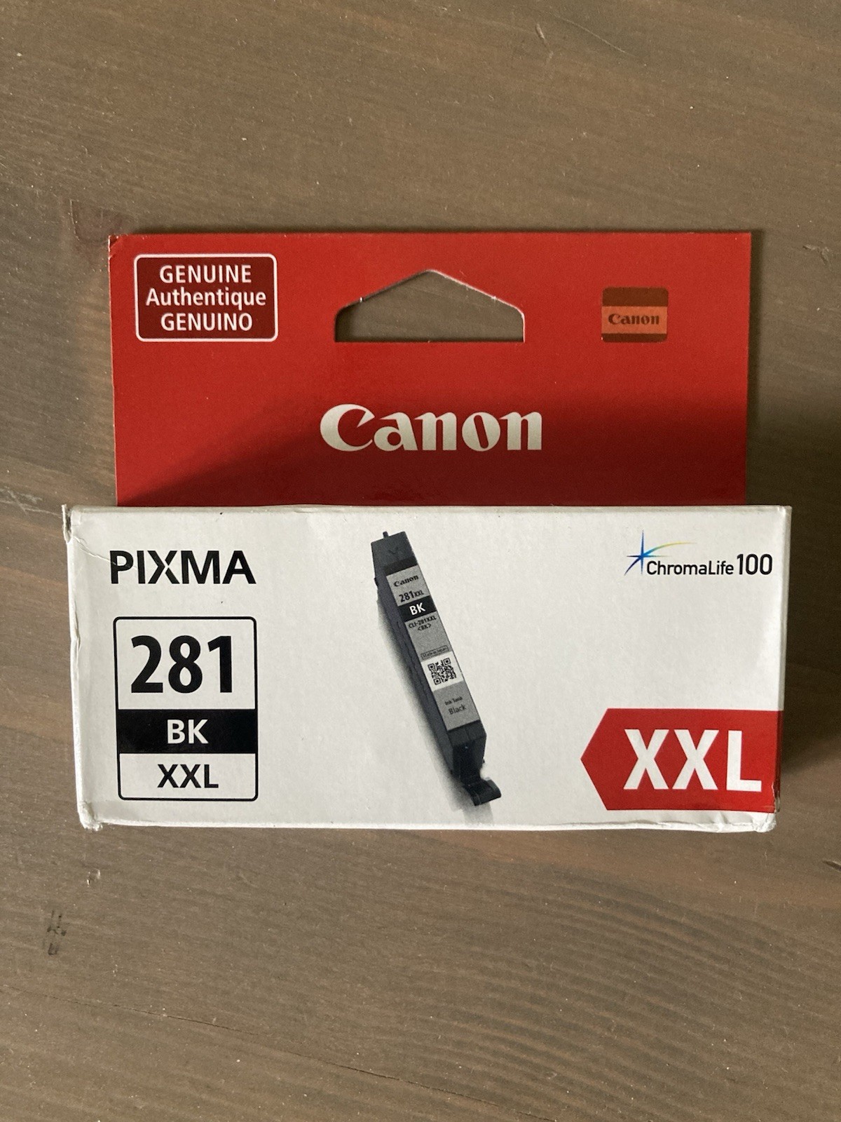 CANON Pixma CLI-281 BK XXL Super High Capacity BLACK Ink Cartridge New Sealed