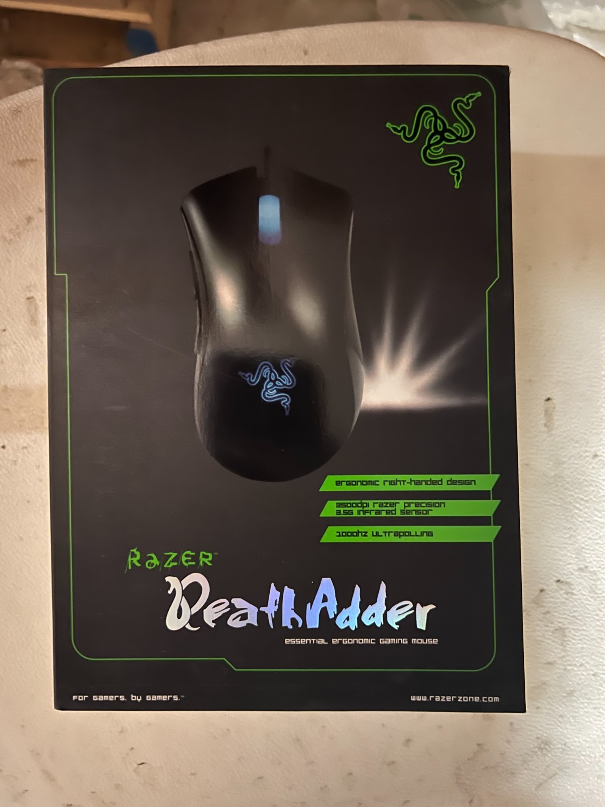 Razer DeathAdder 3500dpi 3.5G Infrared Gaming USB Wired Mouse RZ01-0015 Tested