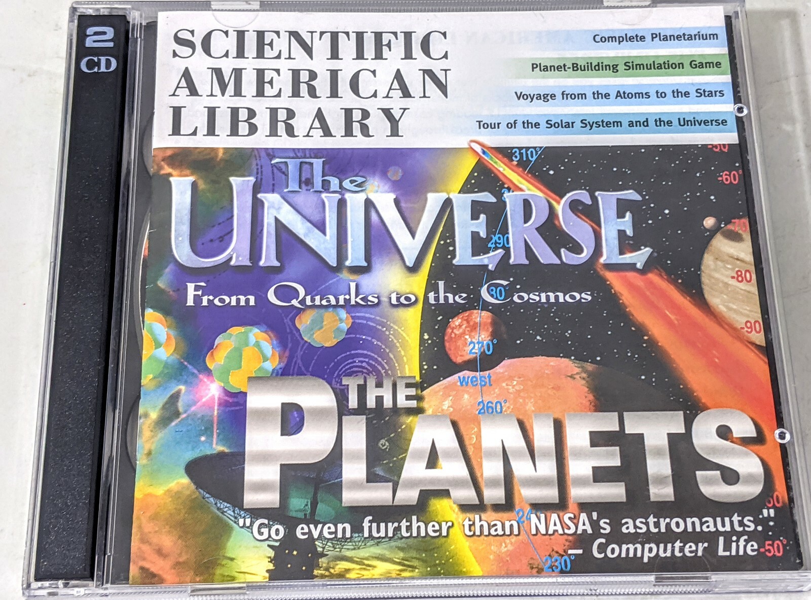 Scientific American Library the Universe, Planets, Cd Rom multimedia 2 disc set