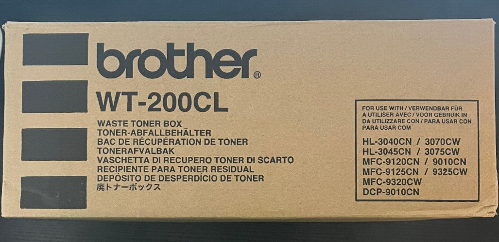 Genuine Brother WT-200CL Waste Toner Box - FAST 