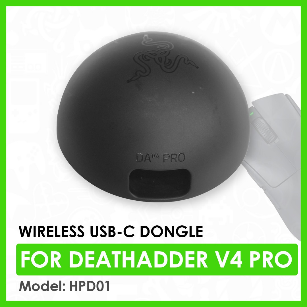 Genuine Razer Wireless USB-C Dongle For Razer DeathAdder V4 Pro Mouse | Black