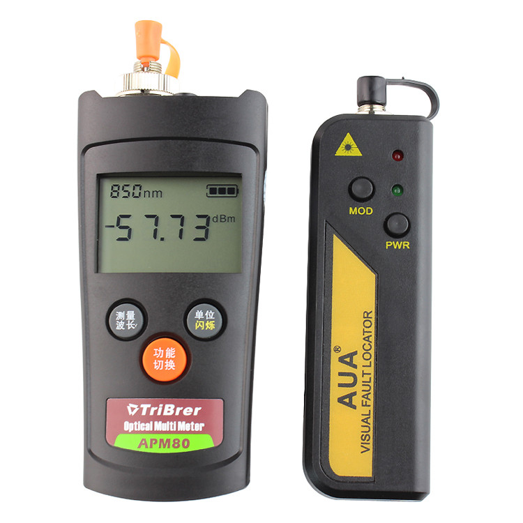 Mini Optic Power Meter Tester and 10mw Visual Fault Locator 10km Fiber Pen