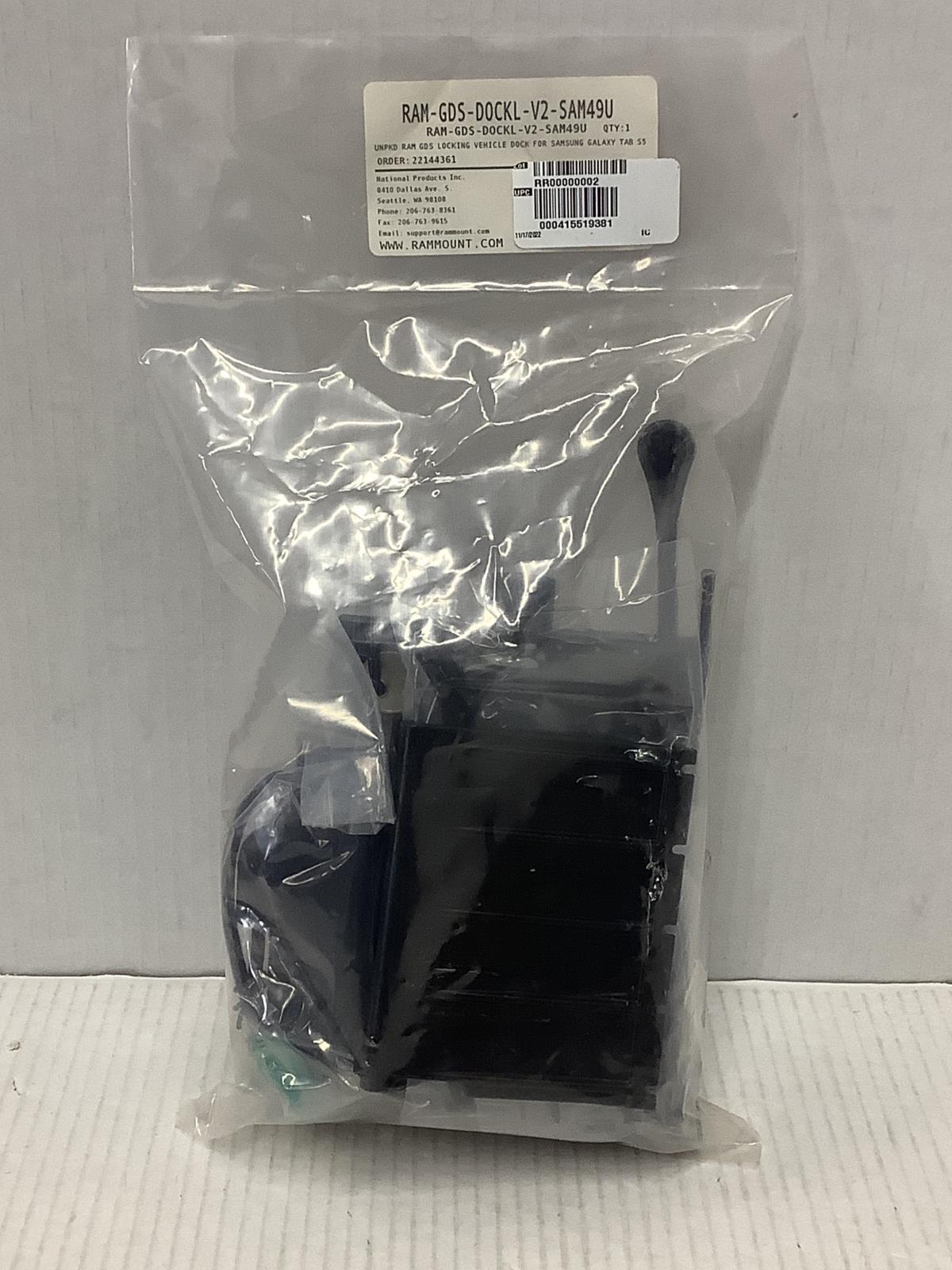RAM Mounts GDS Vehicle Dock Samsung Tab S5e/Tab A 10.1 RAM-GDS-DOCKL-V2-SAM49U