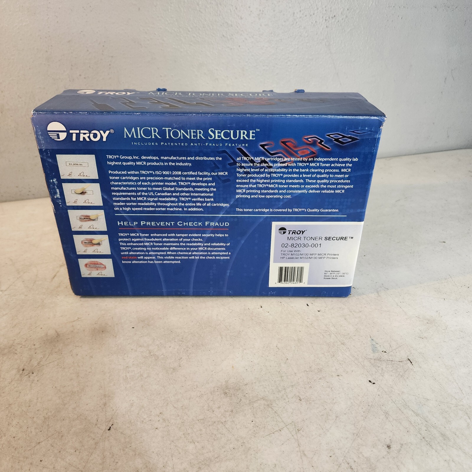 Troy HP 02-82030-001 Black Micr Cartridge CF217A Genuine New OEM Sealed Box