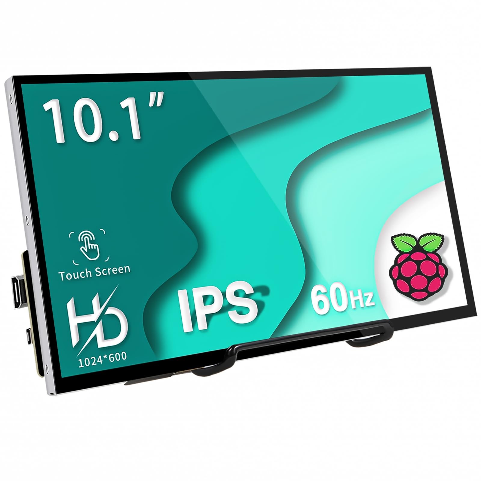 HAMTYSAN Raspberry Pi Touchscreen,10 Inch Monitor HDMI,1024×600 Mini