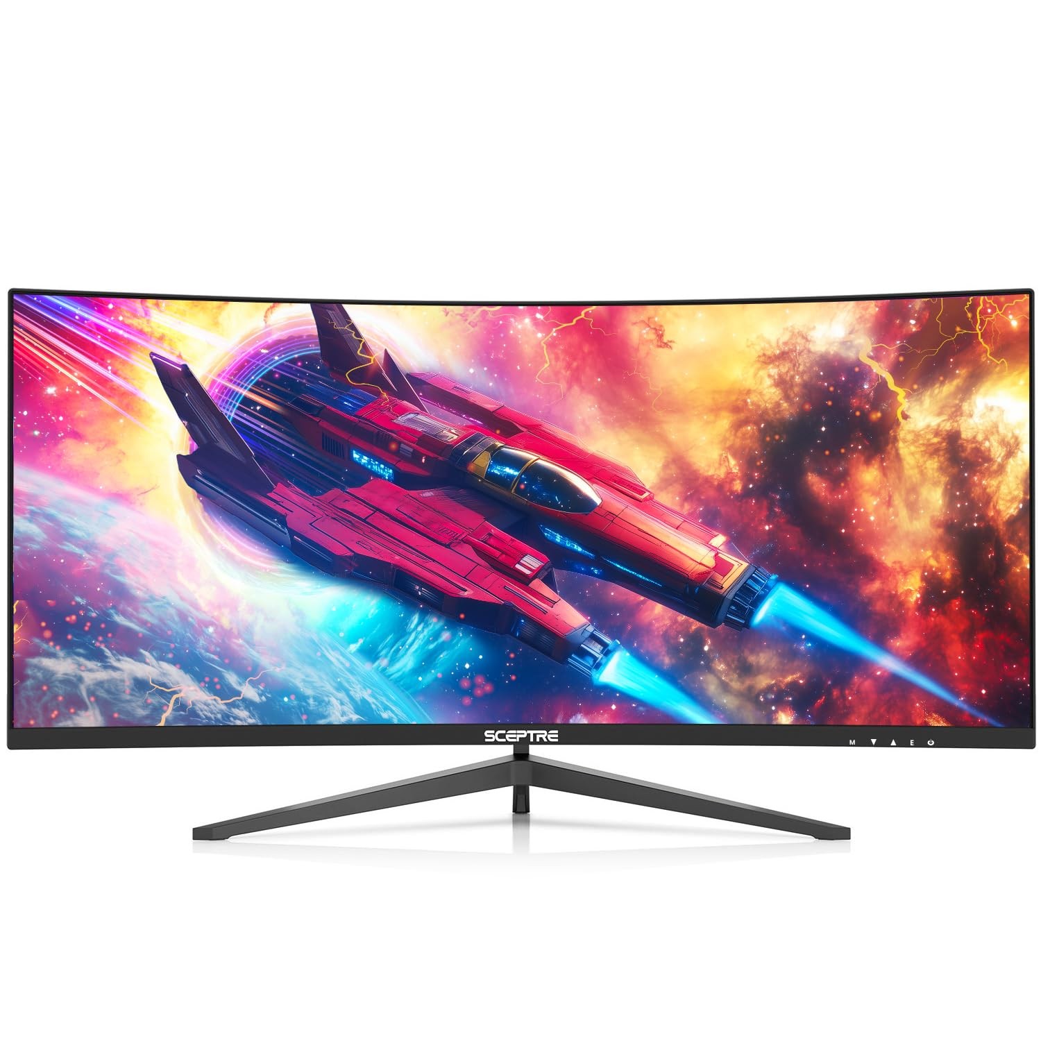 Sceptre Prime Curved 30-inch Gaming Monitor 200+Hz FreeSync 30, Machine Black