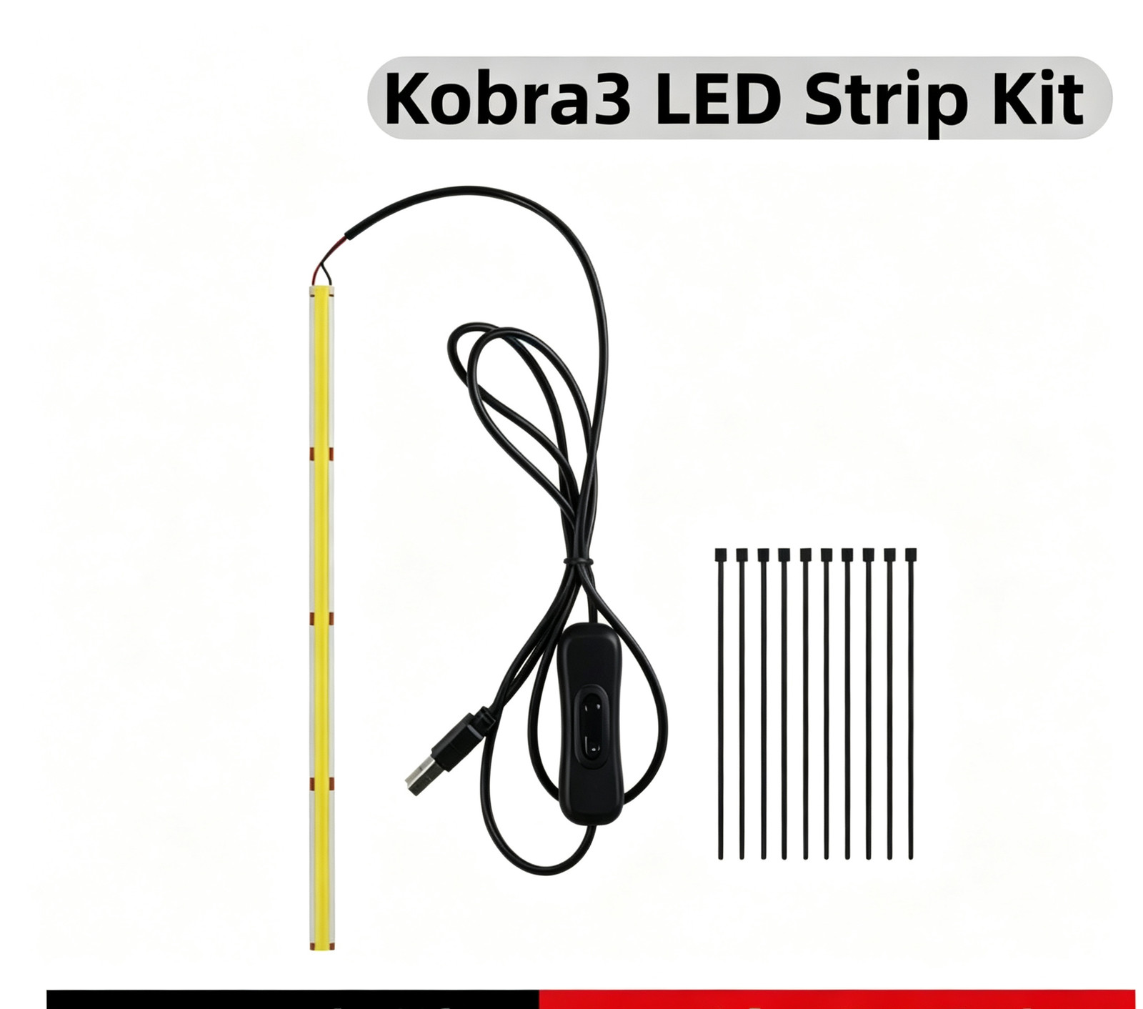 LED Light Strip Kit for Anycubic Kobra3/C 3D Printer Special Accessory