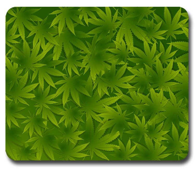 WEED CANNABIS Marijuana ~ Mouse Pad / PC Mousepad ~ Cool Gift ~ Mary Jane 420