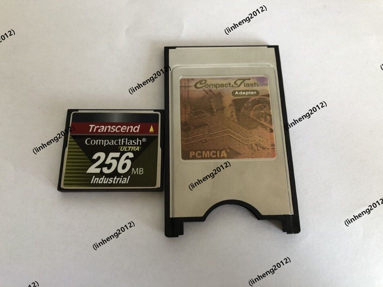 Transcend 256MB INDUSTRIAL Compact Flash +ATA PC card PCMCIA Adapter