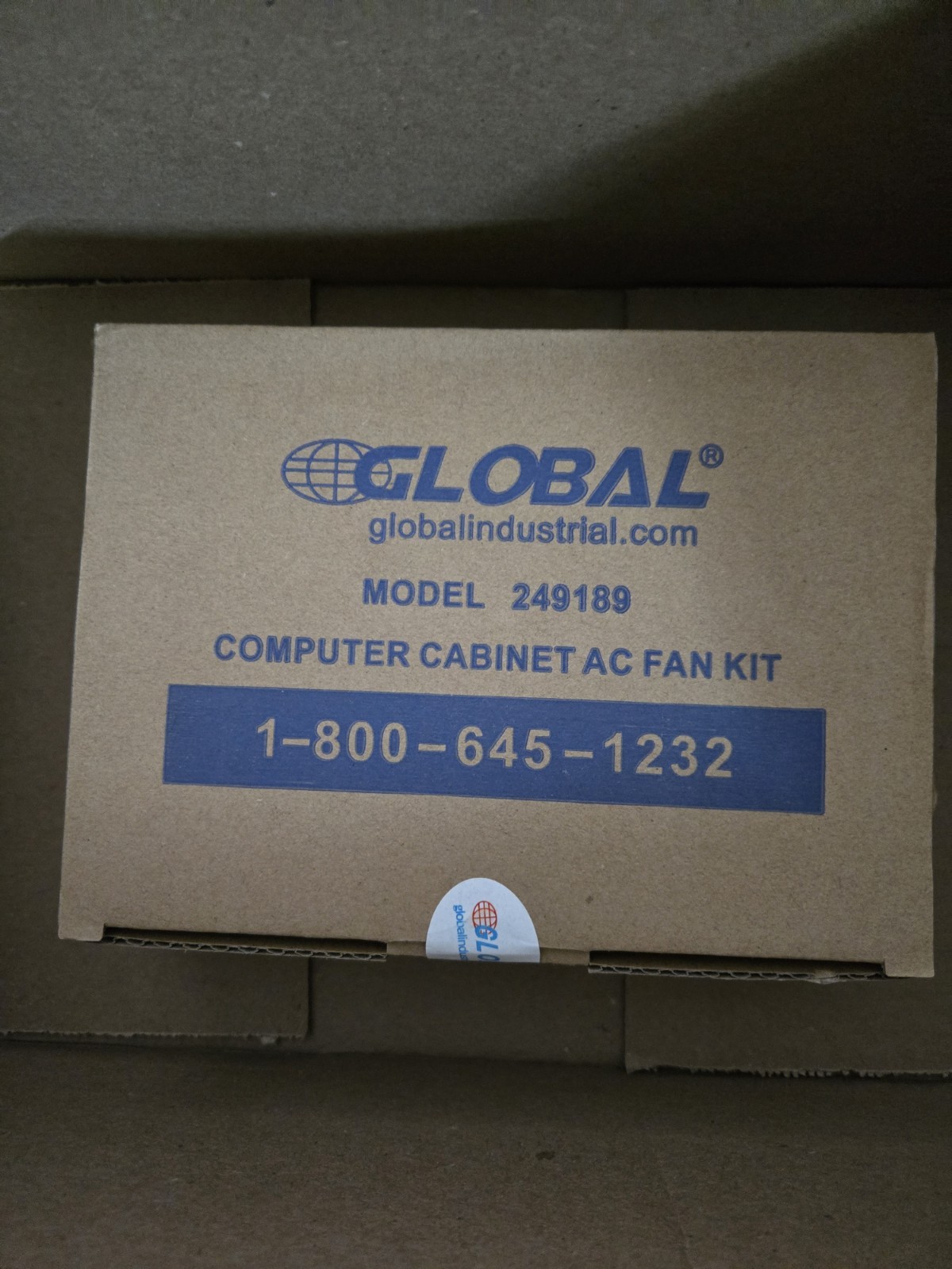 Global Industrial #249189 Computer Cabinet AC Fan Kit New In Box 🔥 🔥 📦 📦 