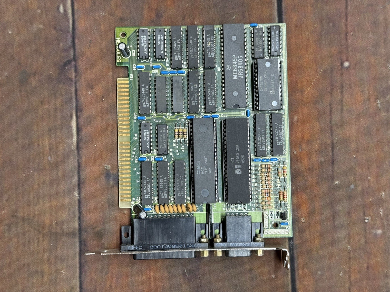 Retro VTG 1984 Hercules Color Card GB200 Graphics Printer 8BIT ISA IBM PC XT CGA