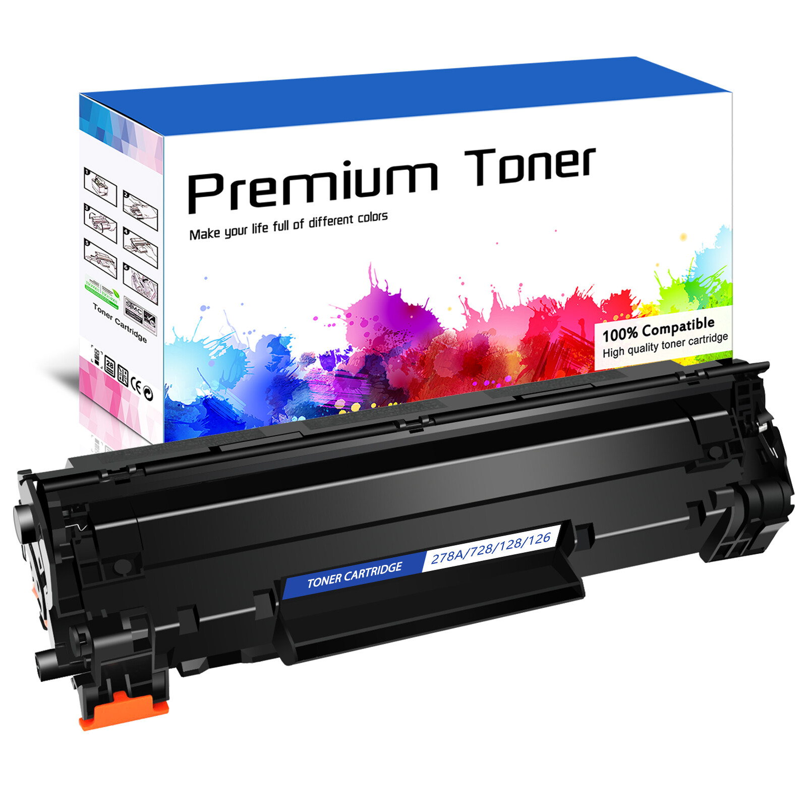 CRG128 C128 Toner Cartridge for Canon ImageClass MF4450 MF4770n MF4570dn D530