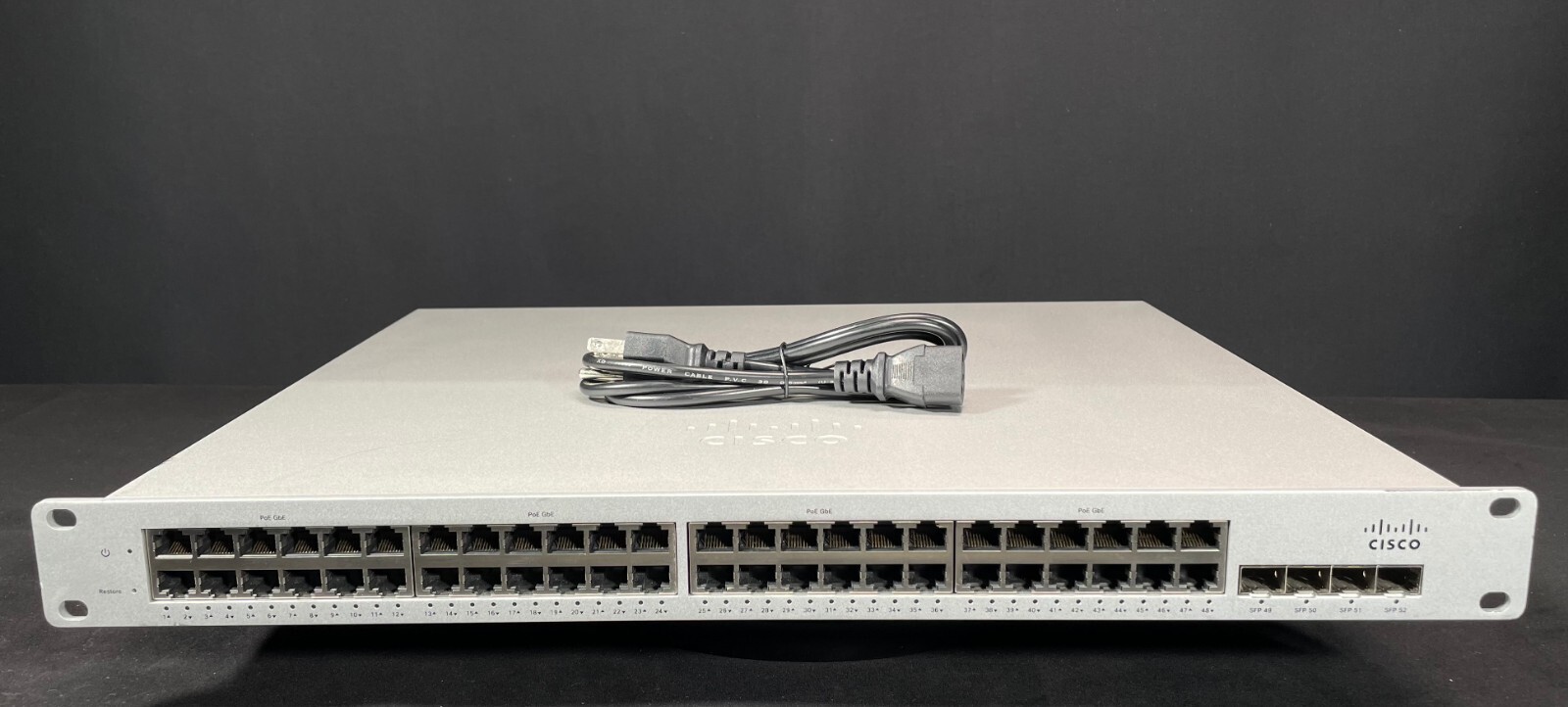 Cisco Meraki MS220-48FP-HW 48 Port Switch UNCLAIMED - Same Day Shipping