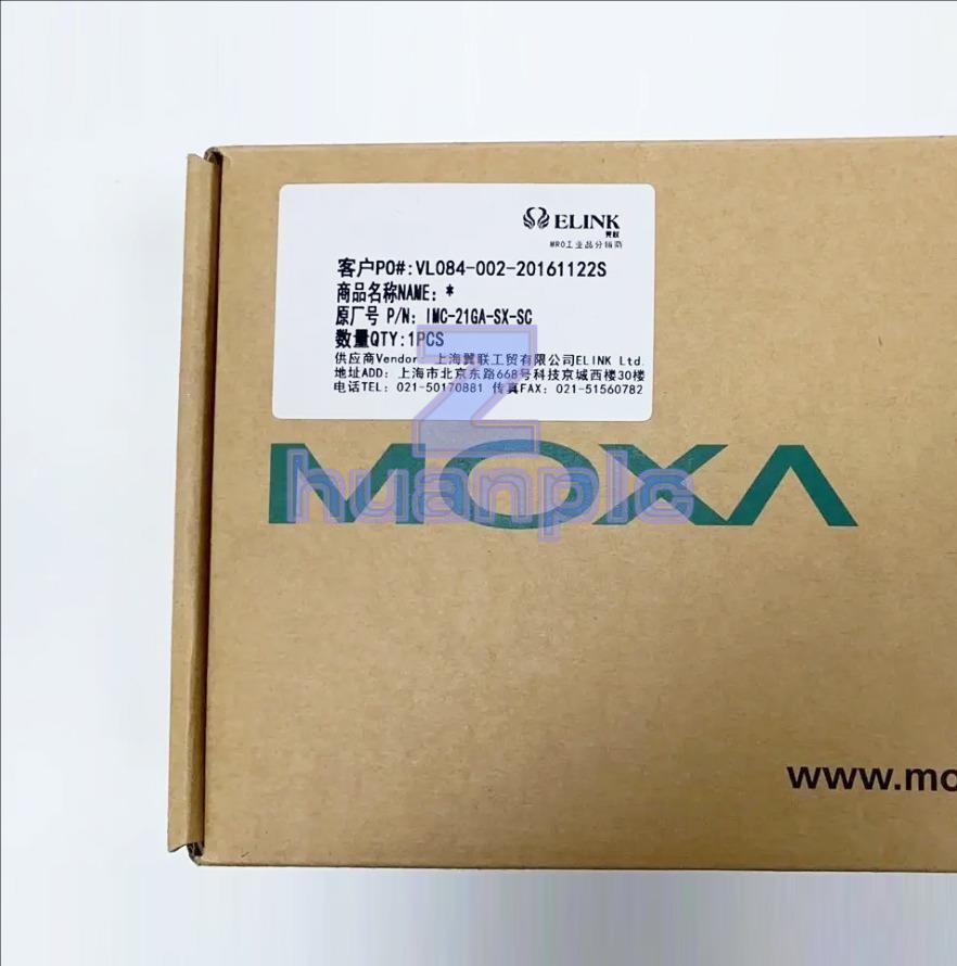 1PC NEW MOXA IMC-21GA-SX-SC Gigabit Multimode Transceiver SC Interface